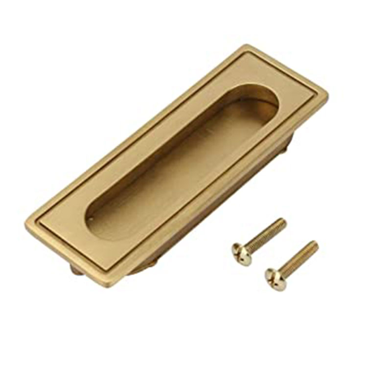 Solid Brass Concealed Door Pull Handle